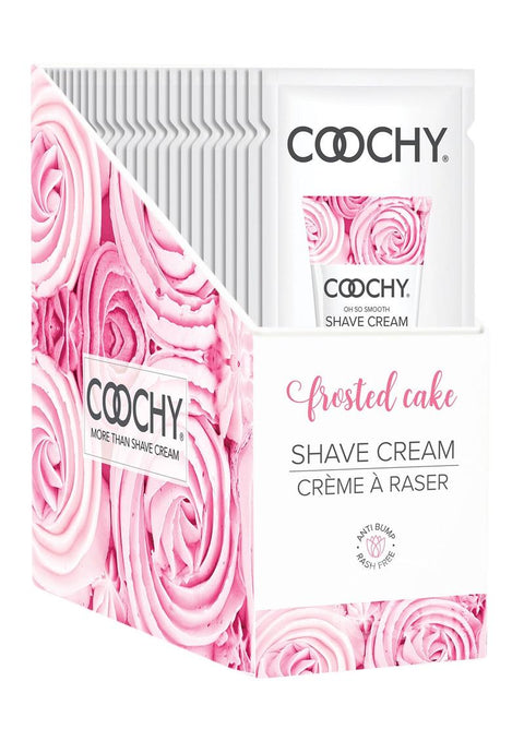 Coochy Shave Cream Frosted Cake .5oz Foil