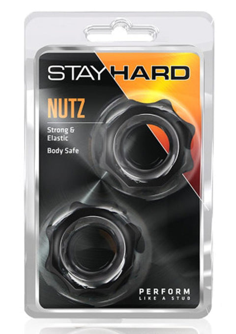 Stay Hard Nutz Cock Ring - Negro