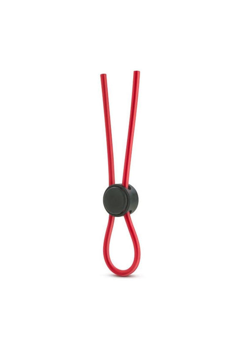 Stay Hard Silicone Loop Cock Ring - Rojo