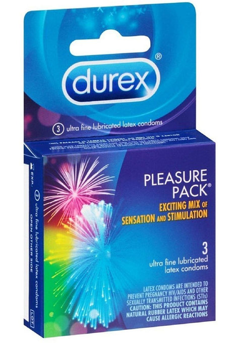 Pleasure Pack -  látex lubricado - 3xPaquete