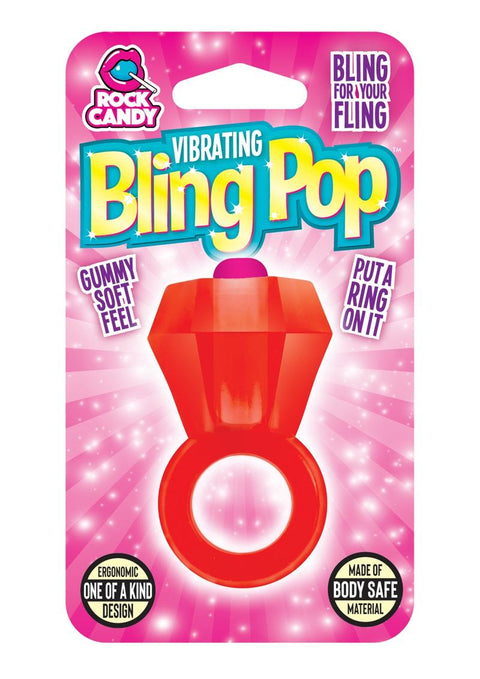 Bling Pop - Anillo vibrador - Rojo