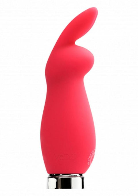 VeDO Crazzy Bunny Rechargeable Silicone Mini Vibrator - Pink