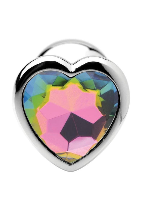 Booty Sparks - Rainbow Prism Heart Gem - Small