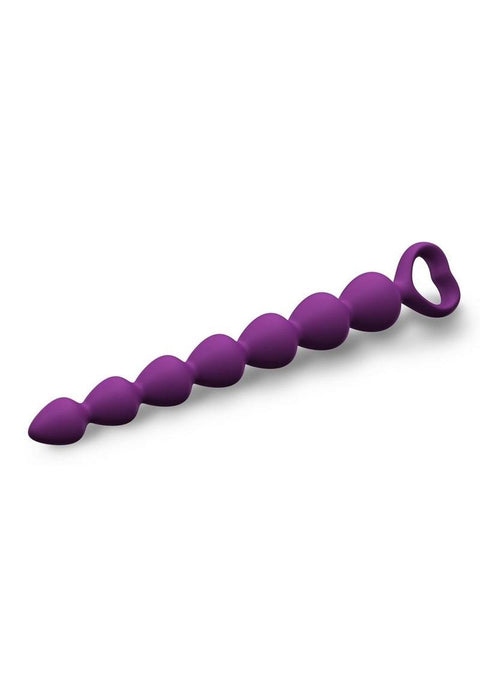 Bing Bang Silicone Anal Beads - Small - Morado