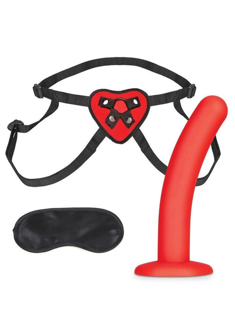 Red Heart - Strap-On Set - 5" Rojo