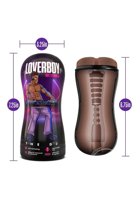 Loverboy The DJ Autolubricante Anal Pocket Stroker - Chocolate