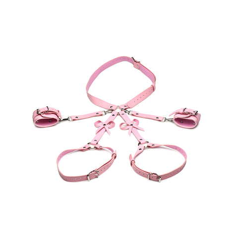 Strict - Bondage Arness w/Bows - XL-2XL